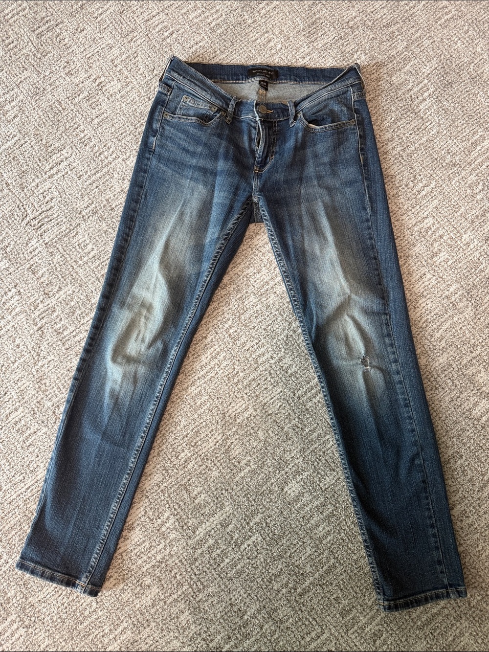 Banana Republic Women's Skinny Jeans - Faded Blue Wash